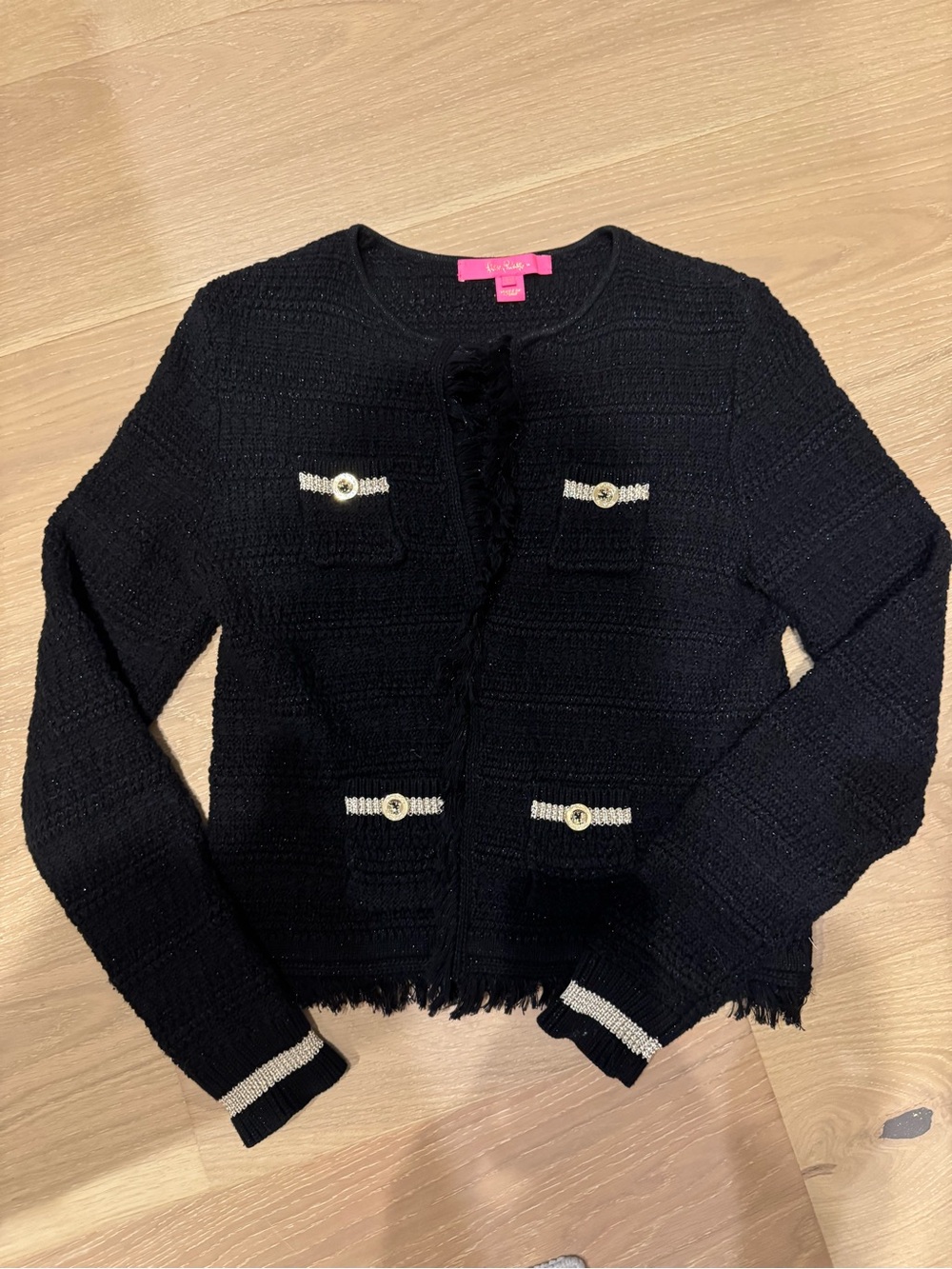 Lilly Pulitzer black cardigan